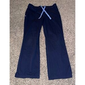 Bio Women's Navy Blue Scrub Pants Size Large